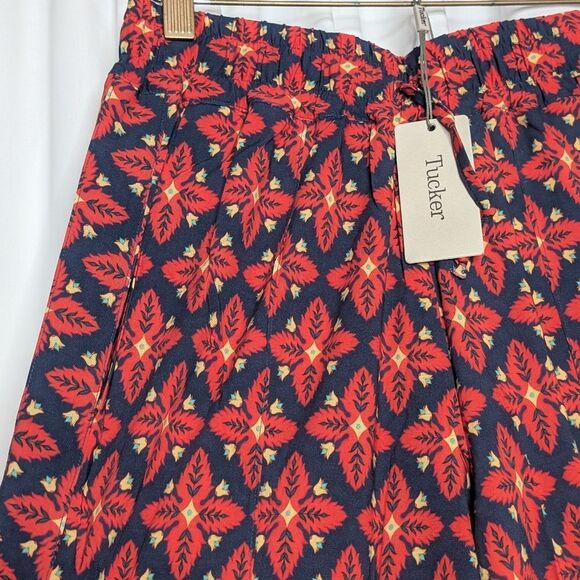 Tucker NYC Julia Pant Sunbird Song in Rayon Jersey Boho Printed Aztec Western - Picture 7 of 9